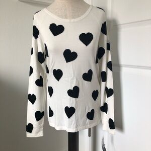 INC Heart Sweater